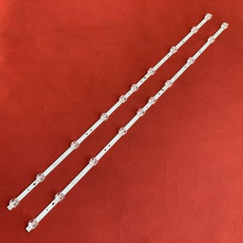 2 Pieces 10LEDs LED backlight Strip 40HR330M10A0 V4 4C-LB4010-HR01J for TCL 40F6F 40L2F