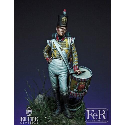 1/32 Drummer Boy 77th East Middlesex 1808 Resin kit Figure GK Uncoated No colour