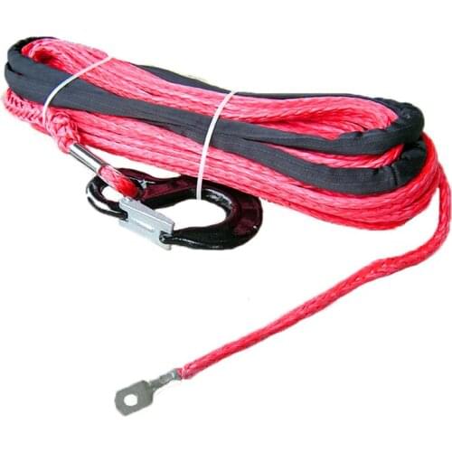 New Strong 10MM*40Meter 100% UHMWPE Synthetic Winch Cable Rope For 4WD ATV UTV SUV Winch Use