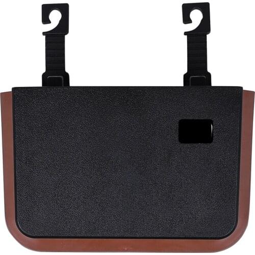 Car Trash Can Organizer Garbage Holder Table Tray Tablet Rear Back Seat Pocket Storage Bag Bin Hanging Vehicle Interior Parts