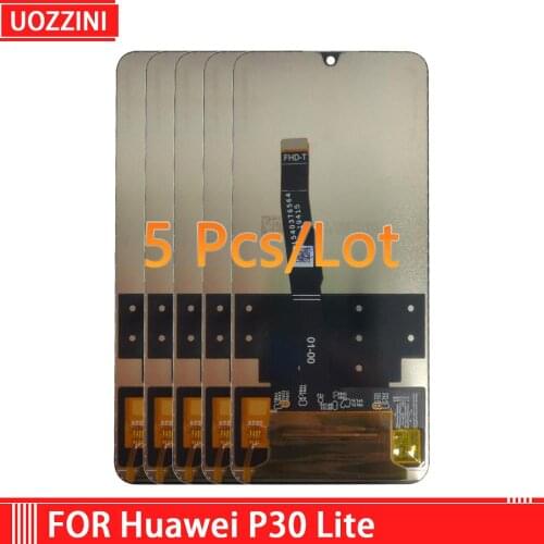 Wholesale 5pcs/lot For Huawei P30 Lite LCD screen display Nova 4e MAR-LX1 LX2 AL01 with touch assembly For P30 Lite LCD