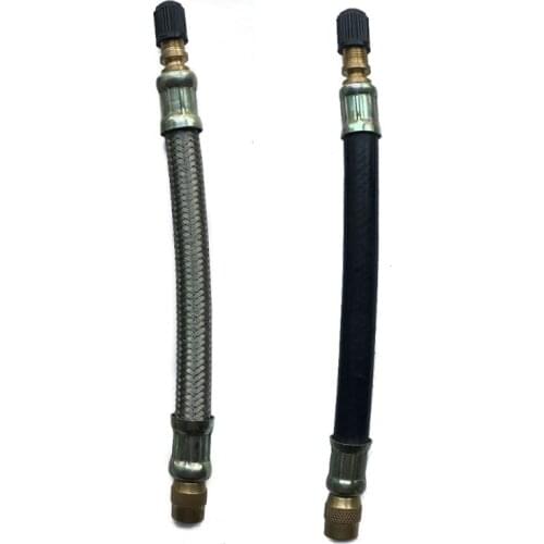 150mm Car Truck Braided/Rubber Flexible Hose Car Wheels Tyre Valve Stems Extensions Tube Adapter