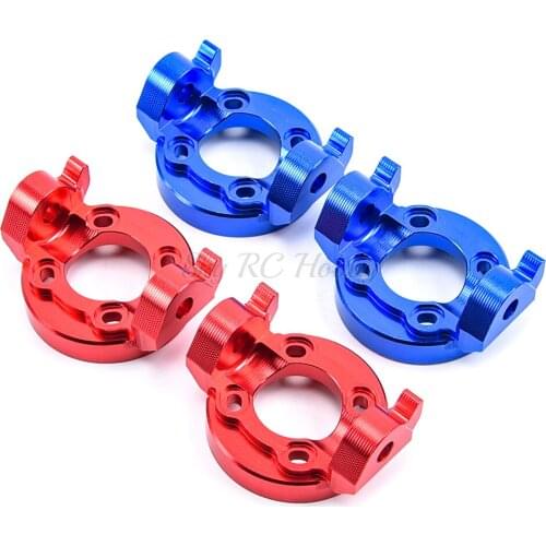 2PCS Aluminum C Hub Carrier Caster Block C Seat for LOSI LMT 1/8 Los04022 Los244004 Los244 Solid Axle 4WD Monster Truck RC Parts