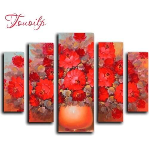 5pcs,Full square&round DIY Sunset seascape Diamond Painting Cross Stitch Diamond Embroidery Patterns rhinestones Diamond Mosaic