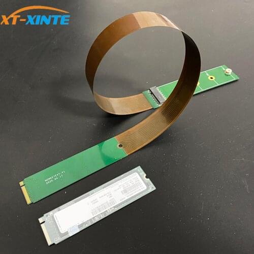 XT-XINTE Full Speed M.2 Extension Cord M2/4X M key SSD Solid State Drive Extension Cable Riser Card for NVME NGFF 2280 2242 SSD