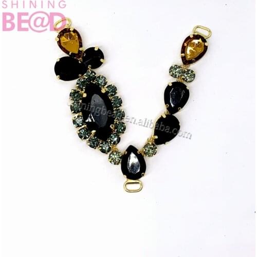 FREE SHIPPING!Customized V-shape Flip Flops Chain Buckle Women Sandal Decorate Embellishment