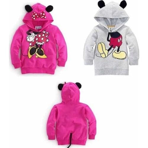 Mickey Minnie Mouse Boys Clothes cartoon anime figure Children Hoodies Kids Clothing Boys Girls Autumn Sweater