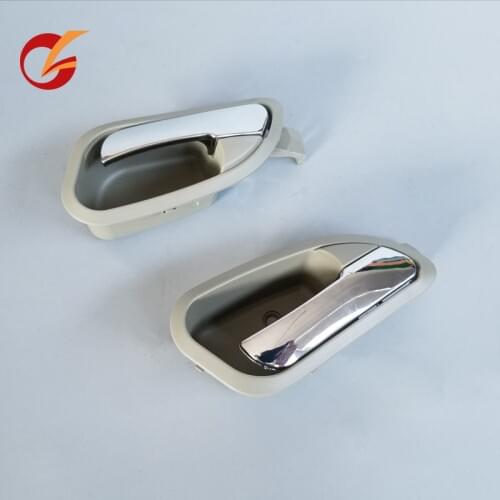 Use for lifan 520 chrome inner handle front door rear door inside open catcher 2007 2008 2009 2010 2011 2012