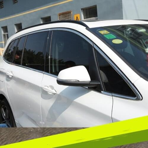 Stainless steel car front window trims for bmw 216i 218i 220i 225i 225xe 216d 218d 220d 2015 2016 2017 2018