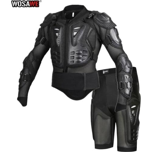 WOSAWE Motorcycle Jacket Men Full Body Motorcycle Armor Motocross Racing Moto Jacket Riding Motorbike Protection Motorcycle suit
