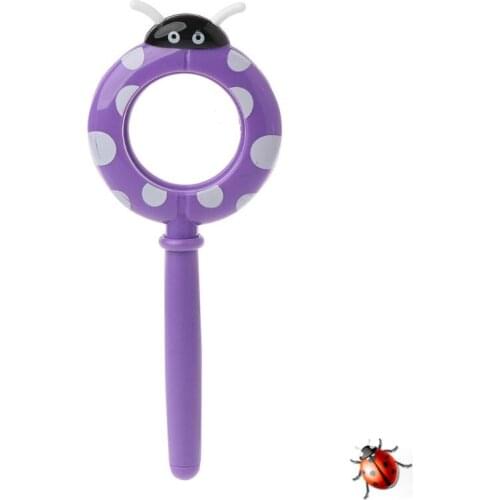 Cartoon Insect Shape Magnifying Outdoor Exploration Learning Kids Children Educational Toys Magnifier Ladybug Butterfly 203C