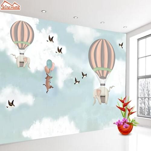 Cartoon 8d Silk Wallpaper 3d Mural Wallpapers for Living Room Kids Contact Wall Paper Papers Home Deor Peel and Stick Art Murals