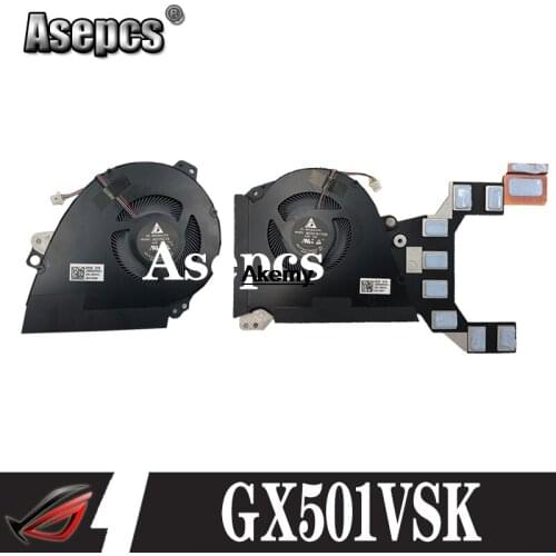 New Laptop CPU/GPU cooling Radiator Heatsink Fan For Asus ROG Zephyrus GX501V GX501VI GX501VS ND75C18-17C09 ND75C19-17C10
