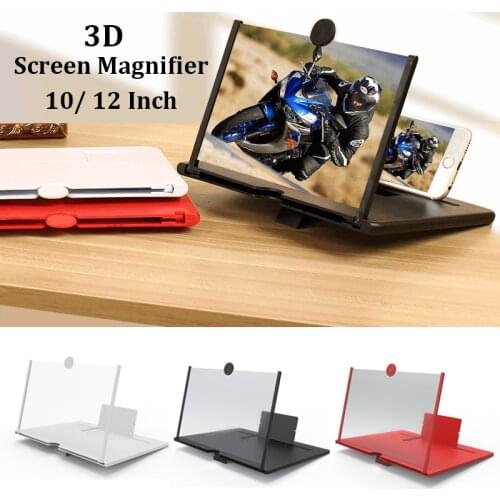 Wholesale 10/12Inch Portable Mobile Phone Screen Magnifier 3D Video Eyes Protection Folding Screen Display Amplifier Expander