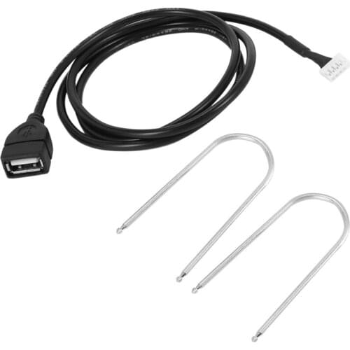 Radio USB Cable Line with Radio Removal Tools For Peugeot 207 307 308 407 for Citroen C2 C3 C4 RD9 RD43 RD45