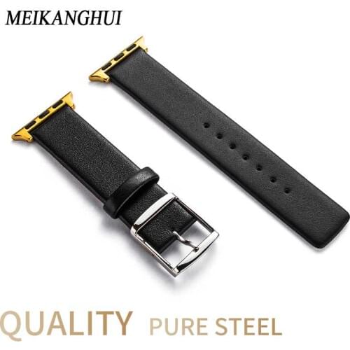 Genuine Leather Watch band pulseira Strap for iWatch Apple Watch 38mm 42mm Montre Femme Applewatch Band Relogio Wrist Bracelet