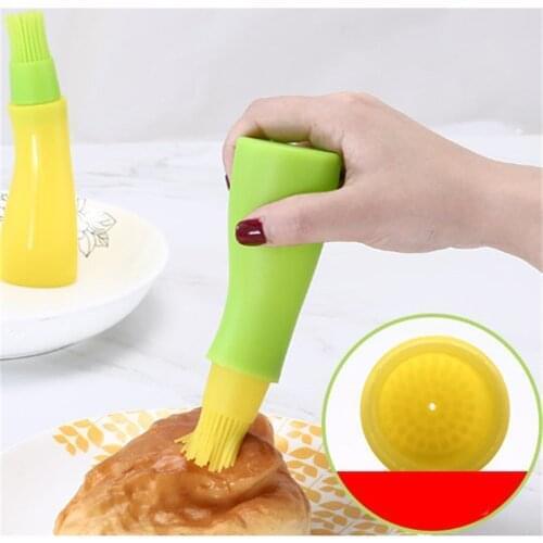 1 Pc Silicone Oil Brush Baking Brushes Liquid Oil Pen Cake Butter Bread Pastry Brush Bbq Utensil Safety Basting Brush