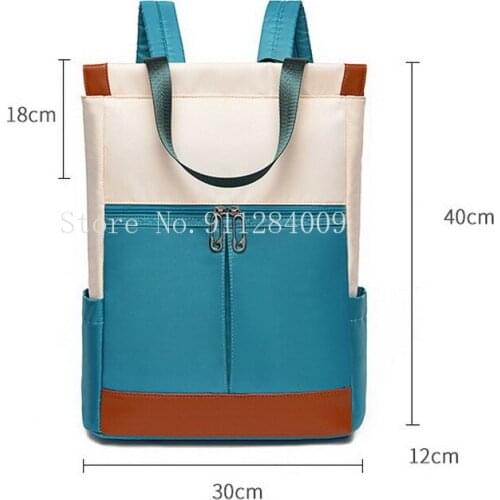 Oxford Waterproof Women Backpack Laptop Large Capacity Shoulder Bags Female Backpack Brand Satchel Travel Bag WLHB2066