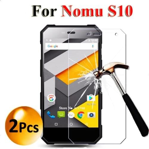 For NOMU S10 Premium Tempered Glass Screen Protector For NOMU S10 Anti-Explosion Protective Film Cover On NOMU S 10 2PCS