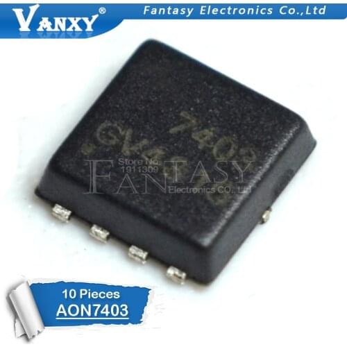 10pcs AON7403 DFN3X3 AO7403 7403 AON7403L SMD DFN-8