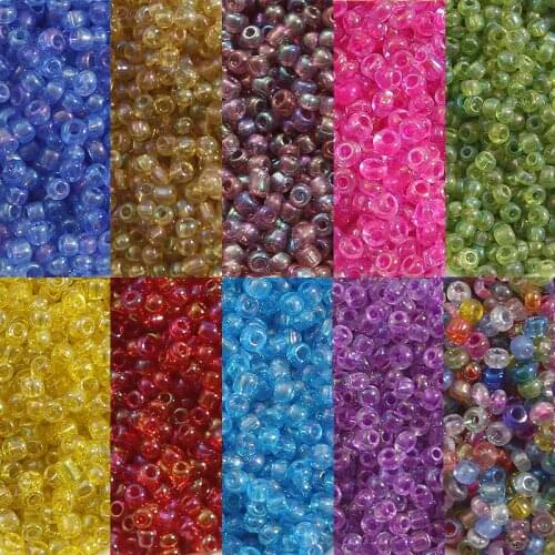 1000Pcs 2mm Miyuki Delica Beads Inside Dyed Colors Uniform Glass Seed Beads For Jewelry Making Diy Sewing Clothing Accessories