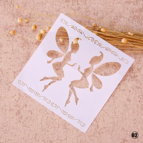 Multi-types DIY Stencil Portable Airbrush Painting DIY Heart Flower Scrapbooking Album Craft Painting Stencil Mold Home Decor