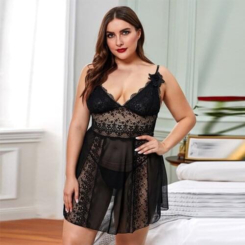 2021New Hot Sexy Lingerie V sling Backless exotic clothes Nightdress Womens Underwear Lace Sexy costumes Sleepwear Pajamas