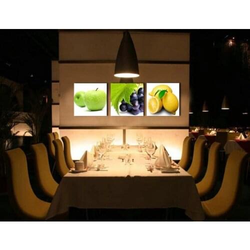 3 Panel Modern Printed Fruits Lemon Painting Picture On Canvas Kitchen Wall Decor Cuadros Landscape For Living Room(No Frame)