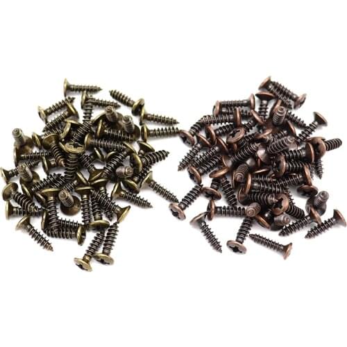 30/50/100 Pcs Electric Guitar panel Screw Guitar Socket iron core Cover Guard plate installation Fixing Screw 3×12mm