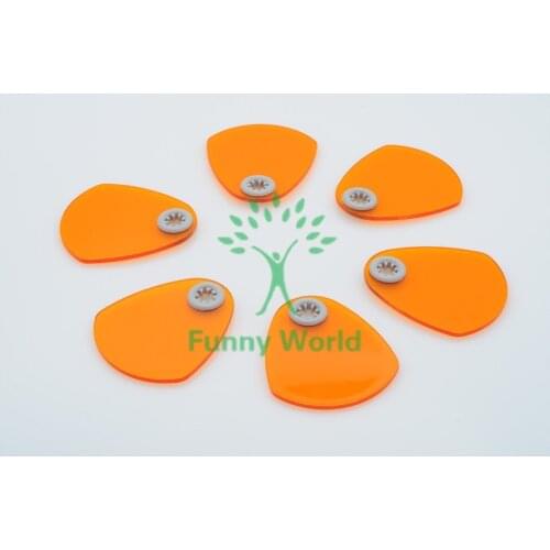 6Pcs Shield Plate Shade Board Light Hood for Curing Lamp 80* 65mm Dental Lab