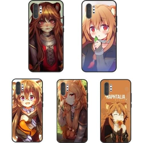 Raphtalia Tate no Yuusha For Samsung S8 S9 S10 S20 Plus Case For Galaxy Note 20 Ultra Note 9 8 10 Plus Coque