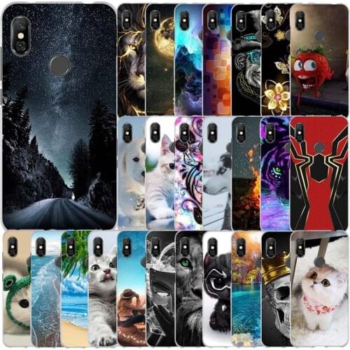 For Xiaomi Redmi Note 7 5 6 Pro Case Cat Phone Case for Xiaomi Redmi Note 6 Pro Case Cover for Redmi Note 7 Pro Fundas Coque