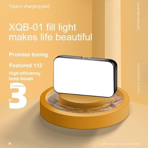 Bi-Color LED Video Light on Camera,Mini Rechargeable 2500mAh LED Camera Lights,95RA Dimmable 3200-6500K Ultra Bright Photo