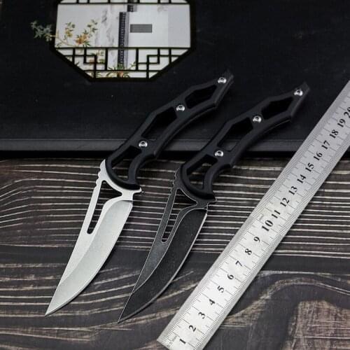 HS Tools small tactical hunting knife outdoors camping survive knives multi Scalpel Carved defense pocket key straight Knife