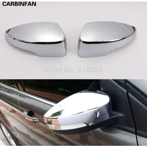 FIT FOR FORD ESCAPE KUGA 2013 2014 2015 2016 CHROME SIDE DOOR MIRROR REAR VIEW TRIM COVER CAP OVERLAY MOLDING GARNISH GUARD