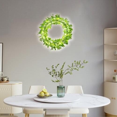 New flower rattan lamp balcony decoration wall lamp creative garden lamp restaurant kitchen lamp villa indoor lighting