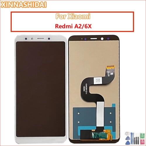 5.99'' New LCD Display For Xiaomi Mi A2 LCD Display Touch Screen Digitizer Assembly With Frame For Xiaomi Mi 6X