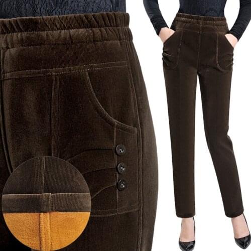 OKXGNZ Women's Corduroy Trousers