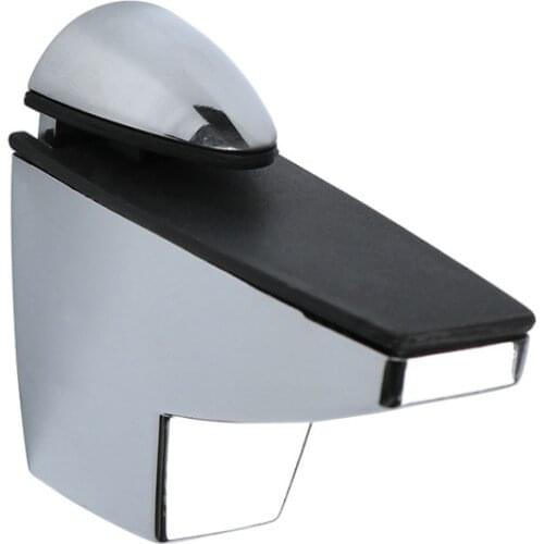 Adjustable glass clip bracket fish mouth clip Shelf Bracket wood Hidden Home Hardware Zinc alloy separator plate support Thicken