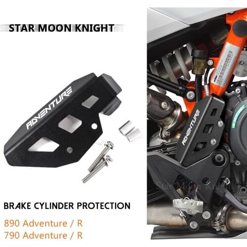 Motorcycle Gear Shift Lever Protective Rear Brake Master Cylinder Guard Rear Brake Cylinder Cover For 890 Adventure R 790 ADV R