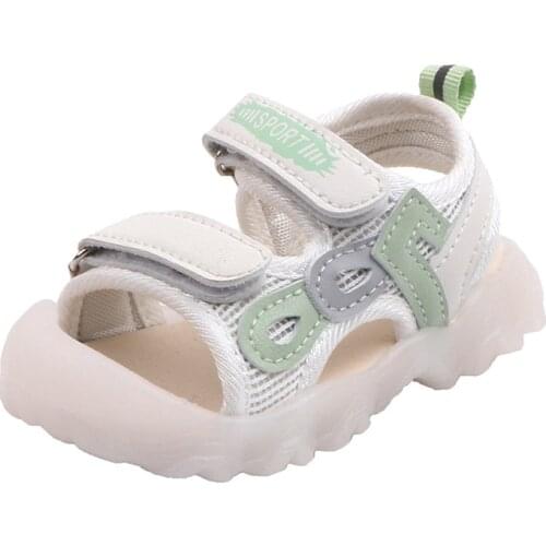 Baby Sandals Toddler Summer Anti-collision Sandals Outdoor Soft Bottom Kids Casaul Beach Shoes First Walkers SMD002