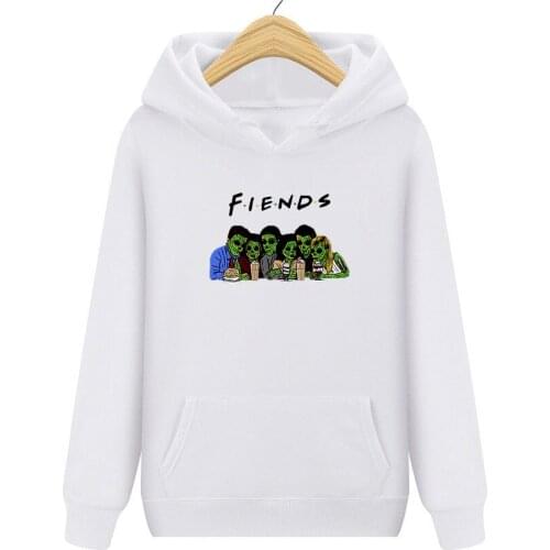Friends Letter Print Top Hoodies Winter Women Thick Hoodie Pullover Oversized Hip Hop Cheap Loose Clothing