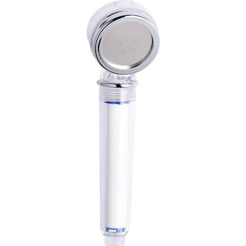 Skin Care Single Function Eco High Pressure Water Filter Mineral Stone Vitamin C Bathroom Hand Shower Head With PP Cotton