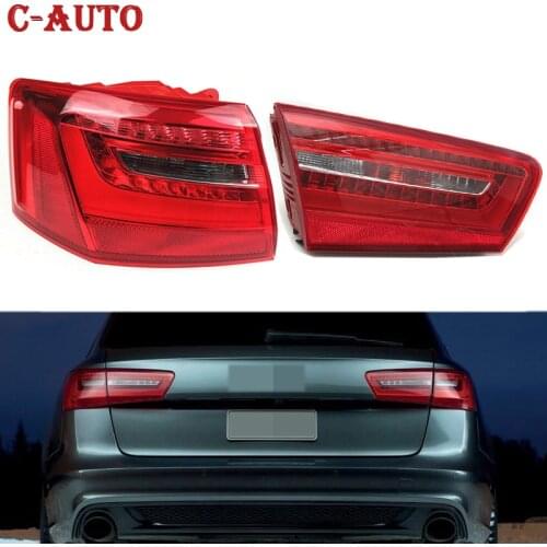 Outer/ Inner Side Rear Tail light Brake Fog lights Tail Stop Turn signal Lamp For Audi A6 C7 2012 2013 2014 2015 2016 Assembly