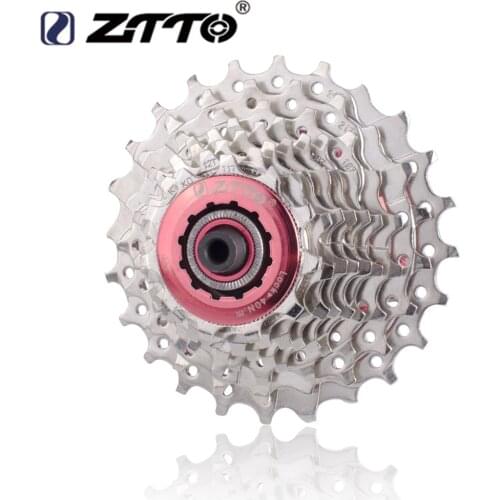 ZTTO Road Bike Bicycle Parts 9s 18s 27s Speed Freewheel Cassette Sprocket 11-25t 25t Compatible for Parts Sora 3300 3500 R3000