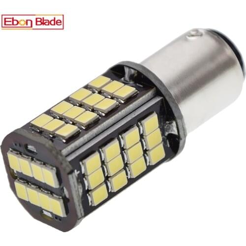 1Pcs 1157 BAY15D S25 P21/5W 2835 LED Bulbs 56 SMD Super Bright Car Backup Brake Reverse Light Motor Tail Stop Parking Lamp 6V DC
