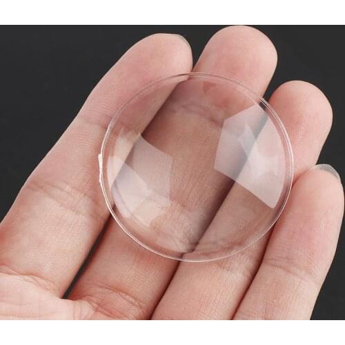 10pcs 25mm/34mm/42mm Lenticular Biconvex Lens 3D Virtual VR Glasses Lens Magnifier Convex Lens