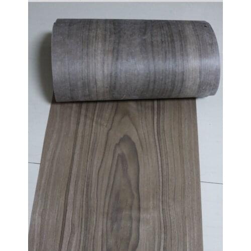 2Pieces/Lot L:2.5Meters Width:30CM Thickness:0.25mm Vintage American Style Black Walnut Veneer Sound Skin Wood Veneer