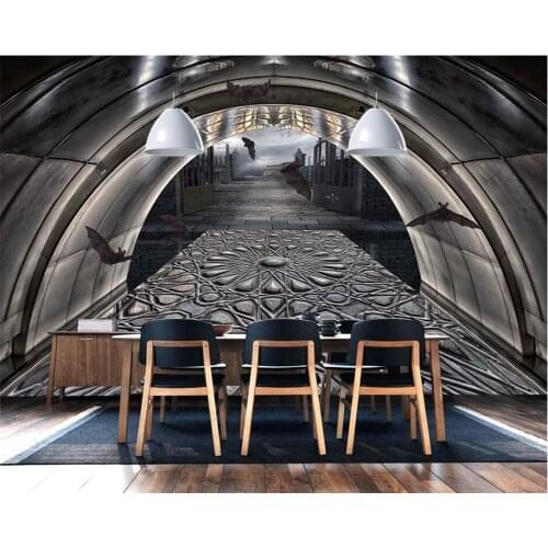 Beibehang Forest birds retro nostalgic TV background wall custom living room bedroom decoration 3D wallpaper mural