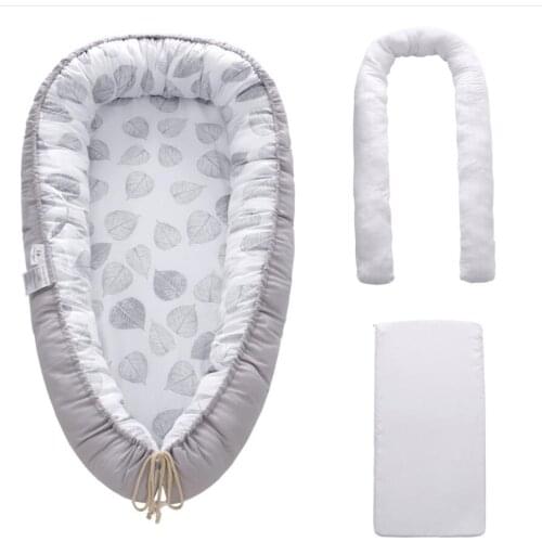 Baby Sleeping Nest Portable Playpen Crib Bassinet Cot Travel Bed Infant Toddler Cotton Cradle For Newborn Bassinet Bumper